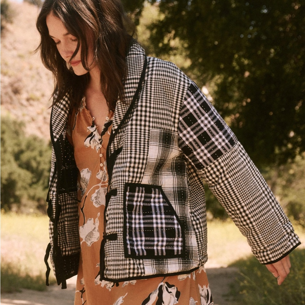 New THE GREAT reversible quilted jacket
